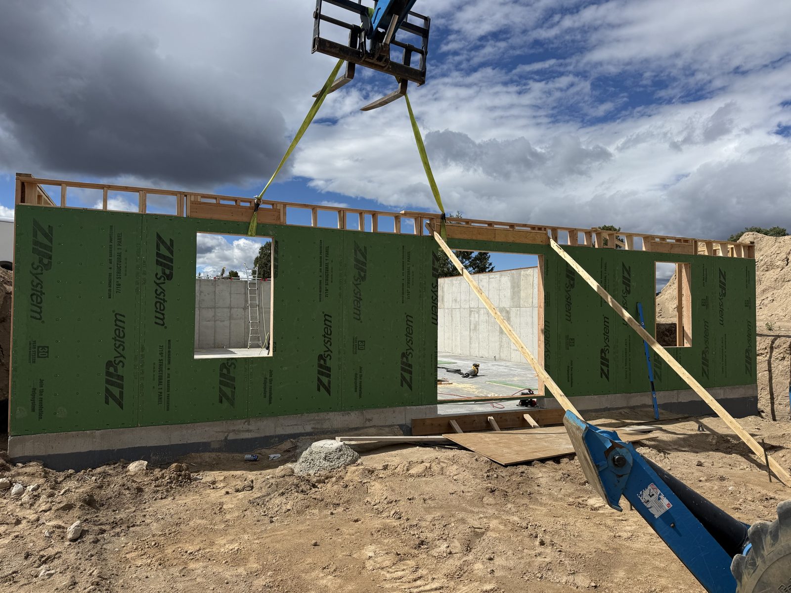 Framing on a job