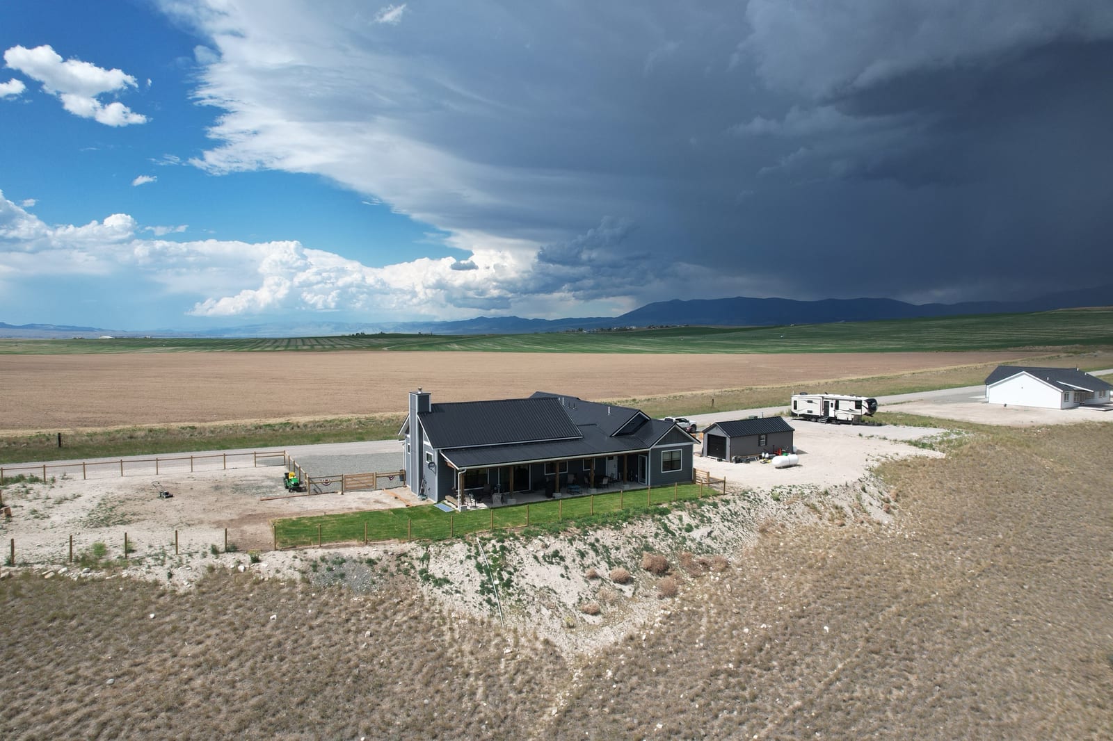 Townsend ranch: from above